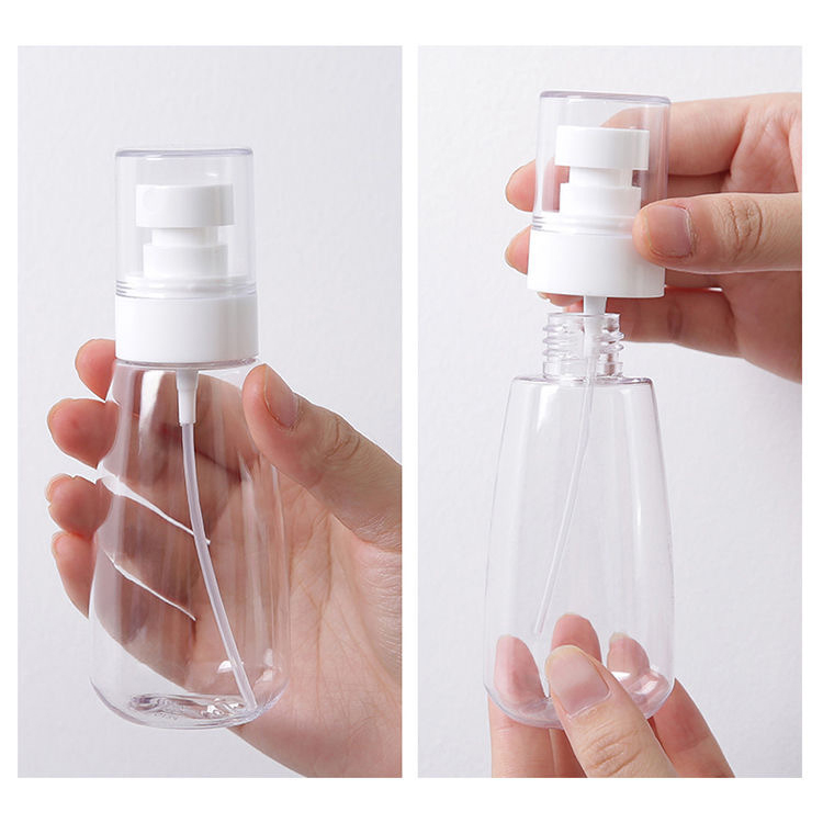 30ml 60ml Apothecary Spray Bottles Clear Plastic Empty Spray Bottles 