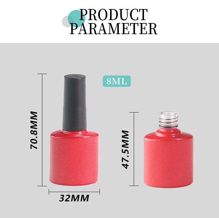 Wholesal 8ml Nail Polish Bottle 