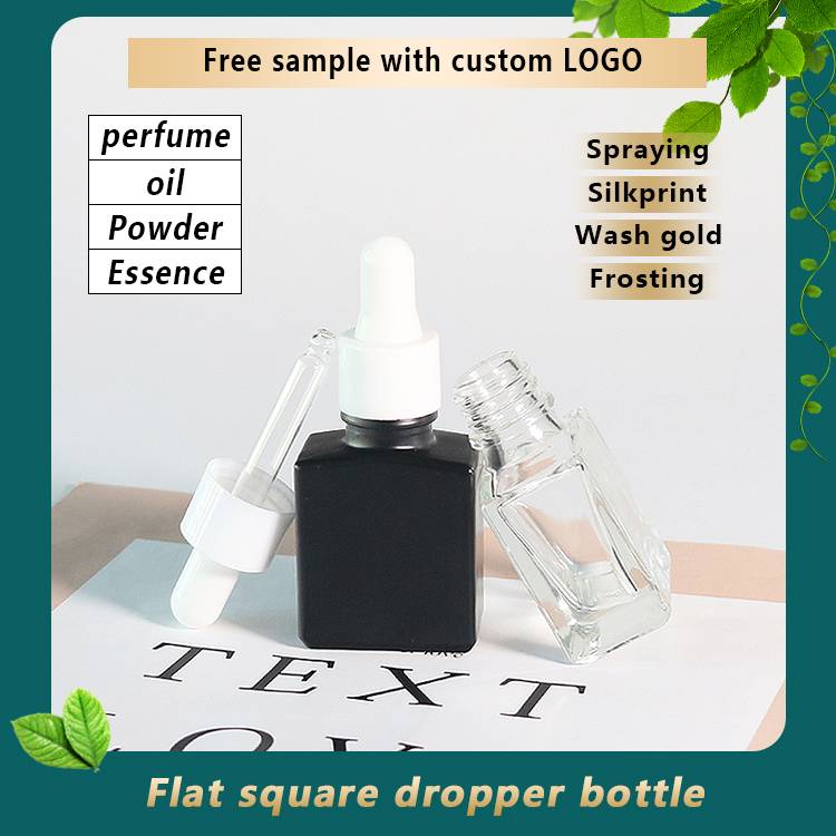 Wholesale Black 15ML Serum Bottle With Dropper