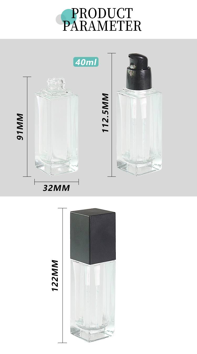 Custom 40ML Empty Lotion Bottles Bulk