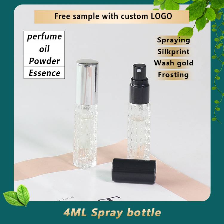 4ML Clear Empty Travel Spray Bottles