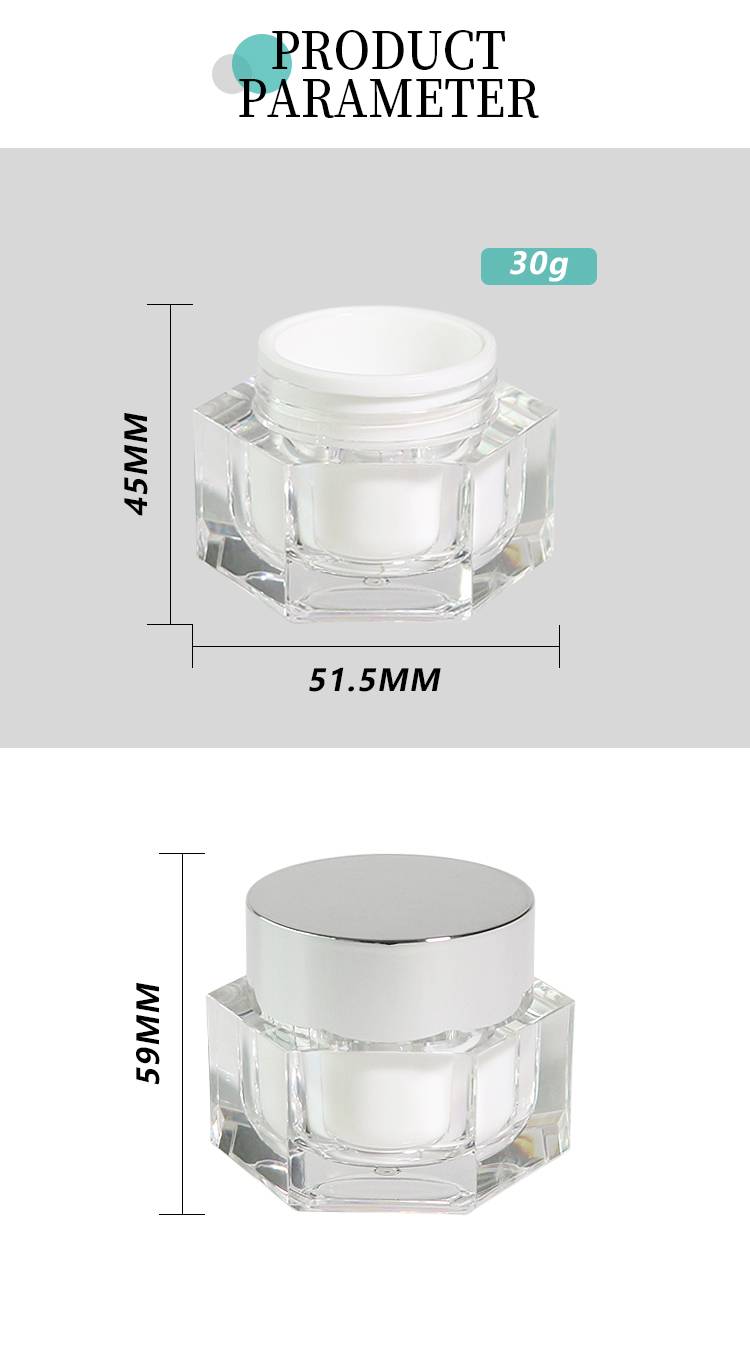 Acrylic Jars With Lids