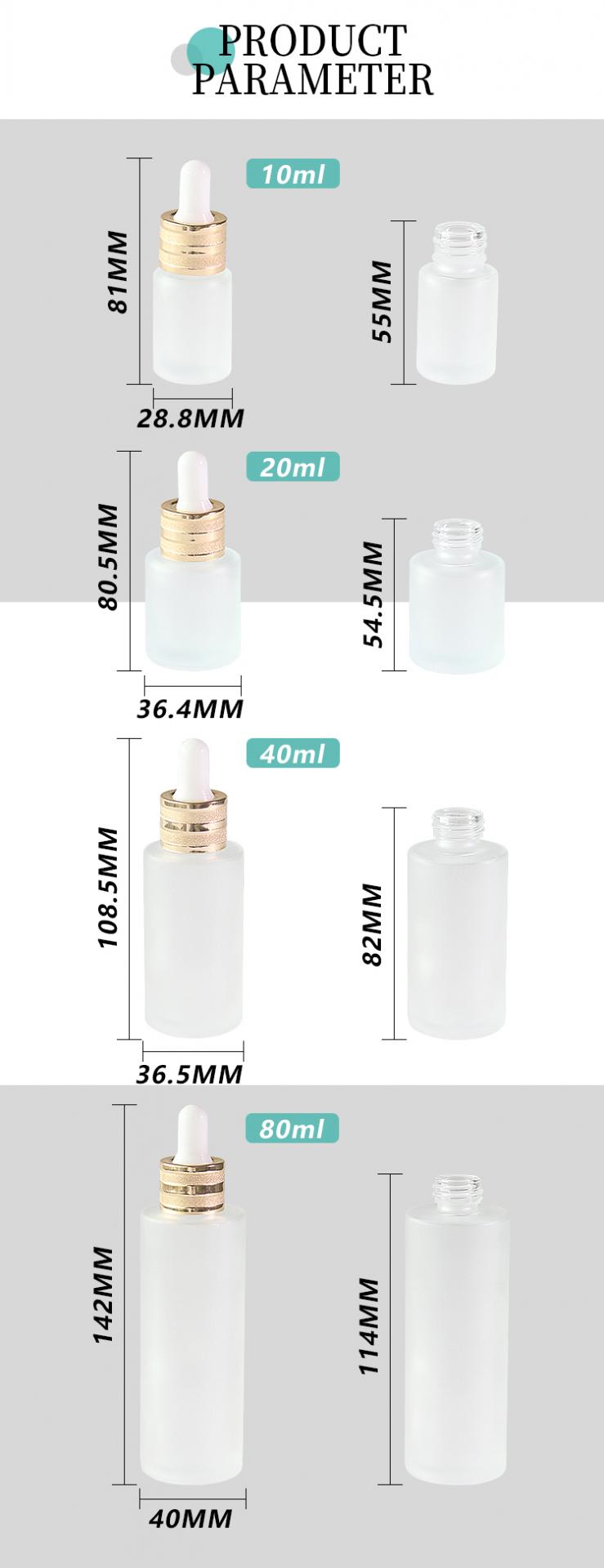 20ML 40ML 80ML 10ML Bottles For Essential Oils Glass