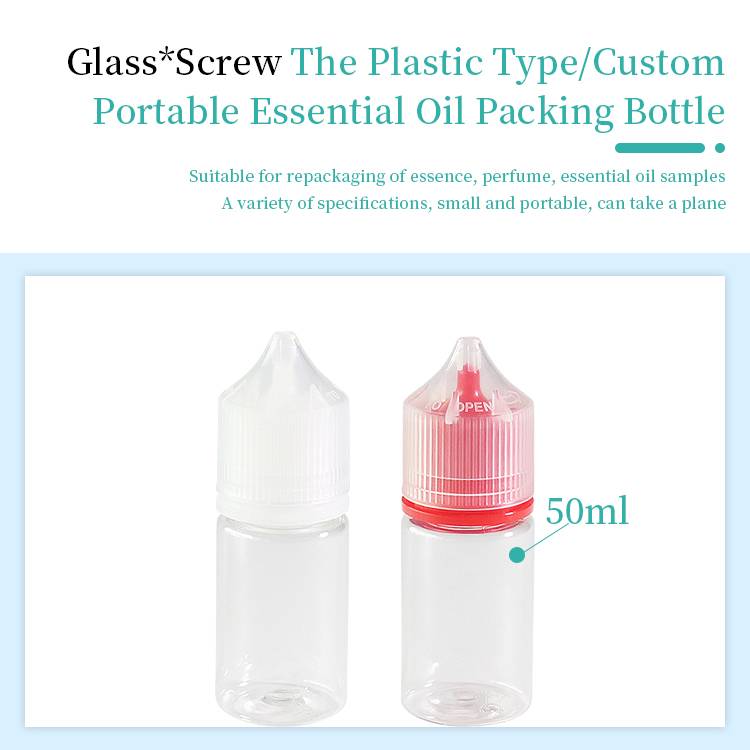 30ml Wholesale Clear Smoke Oil Bottle