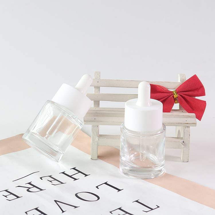 30ml Wholesale White Serum Bottle Clear Essential Oil With Dropper Custom
