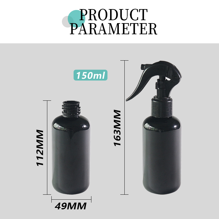 Black Plastic Trigger Spray Bottles