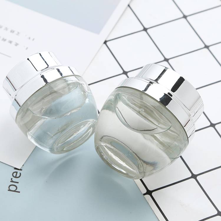 Cosmetic Container Packaging Set Cosmetic Bottles And Jars Sliver Wholesale