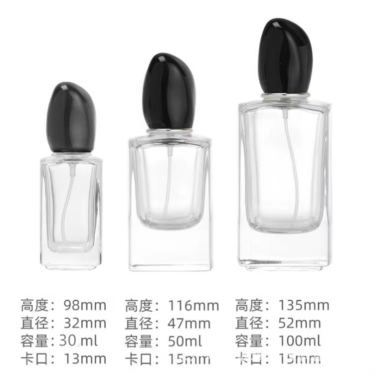 Stock Empty Perfume Spray Bottles Wholesale Clear Glass Spray Bottles Wholesale