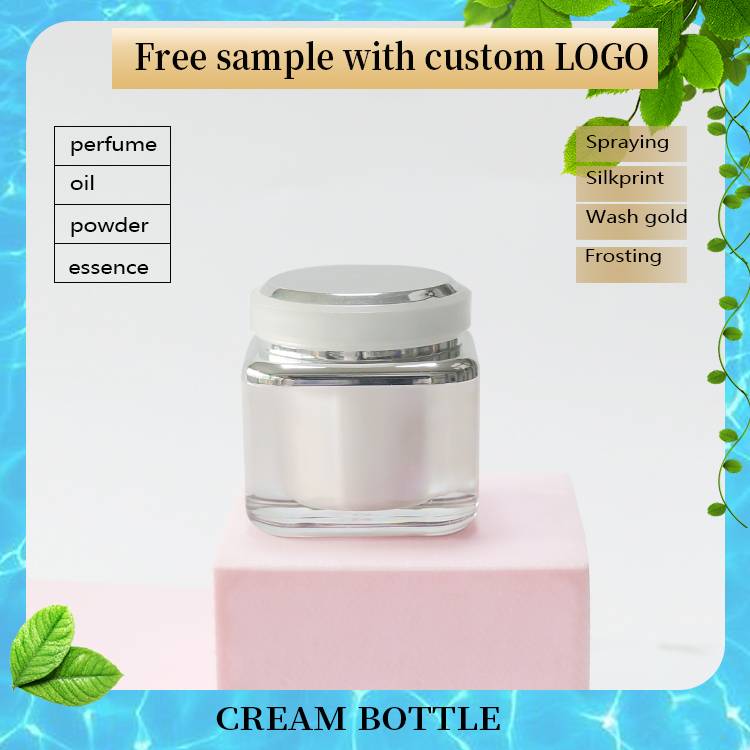 Square Acrylic Jars For Cosmetics