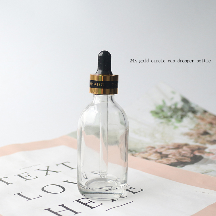 Luxury Glass Tincture Bottles Wholesale 60ml Dropper Bottles For Essential Oils