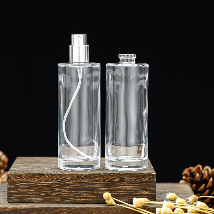 Stock 50ml Clear Glass Spray Bottles Wholesale Empty Perfume Spray Bottles