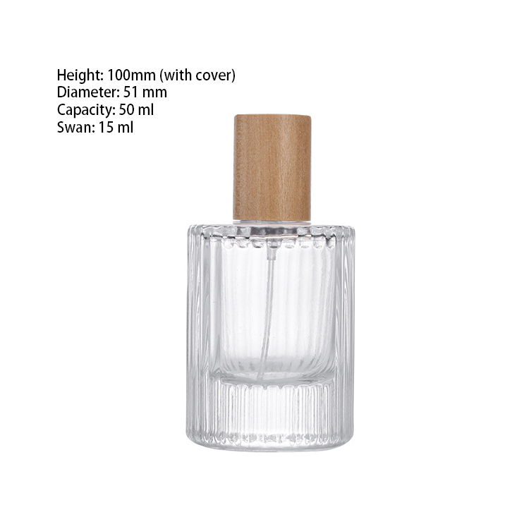 Round Clear Travel Perfume Spray 