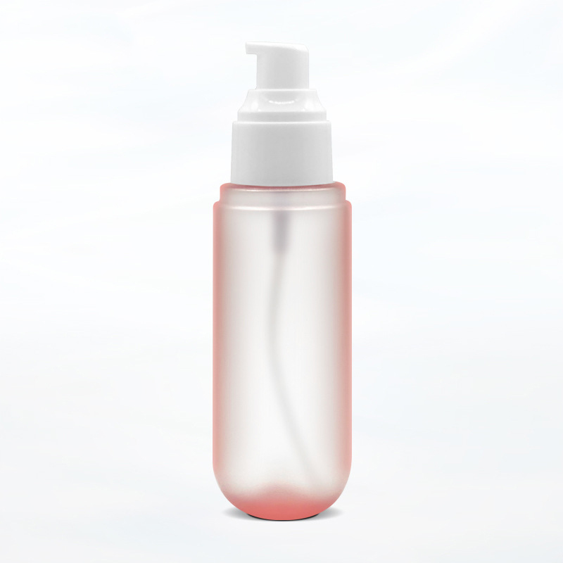 Plastic Frosted Empty Foundation Bottle Custom 80ml Empty Hand Cream Bottles