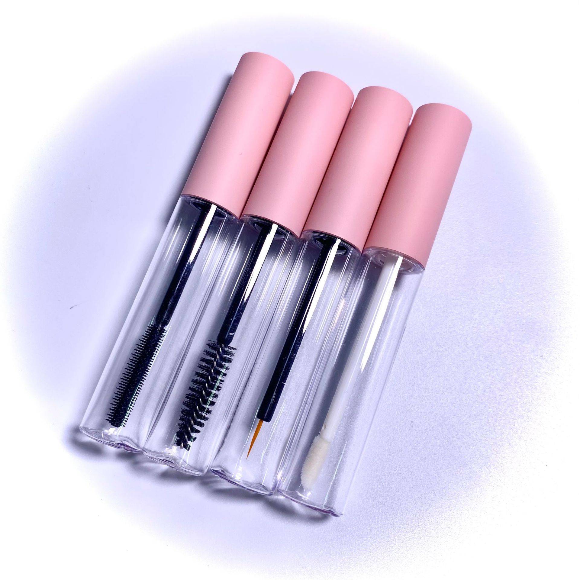 Stock Plastic Clear 8ml Lip Gloss Round 10ml Lip Gloss Tubes Wholesale
