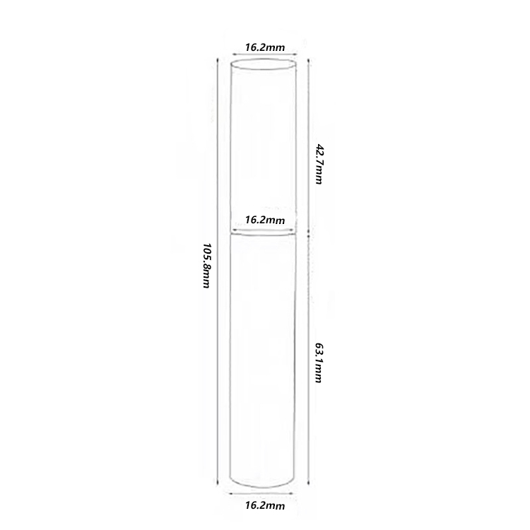 Stock Plastic Clear 8ml Lip Gloss Round 10ml Lip Gloss Tubes Wholesale