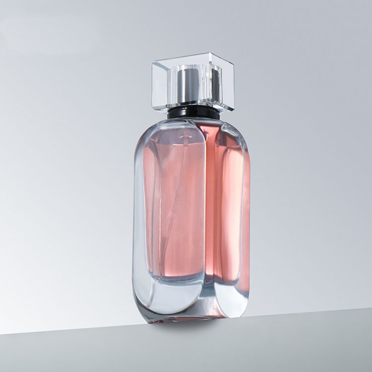 Stock 100ml Perfume Spray Bottles Wholesale Square Clear Glass Spray Bottles