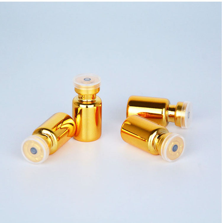  Wholesale 2ml Glass Vials With Screw Caps, Gold Little Glass Vial