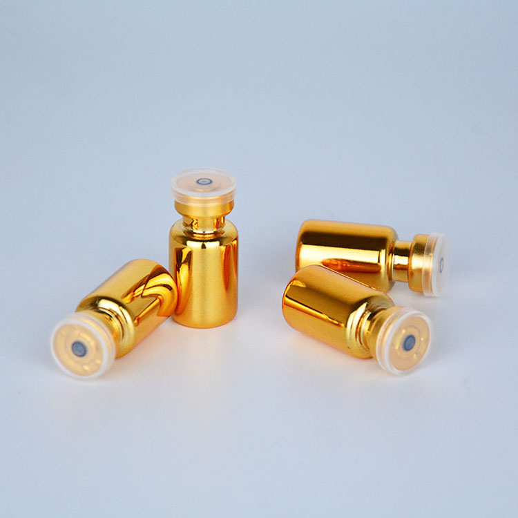  Wholesale 2ml Glass Vials With Screw Caps, Gold Little Glass Vial