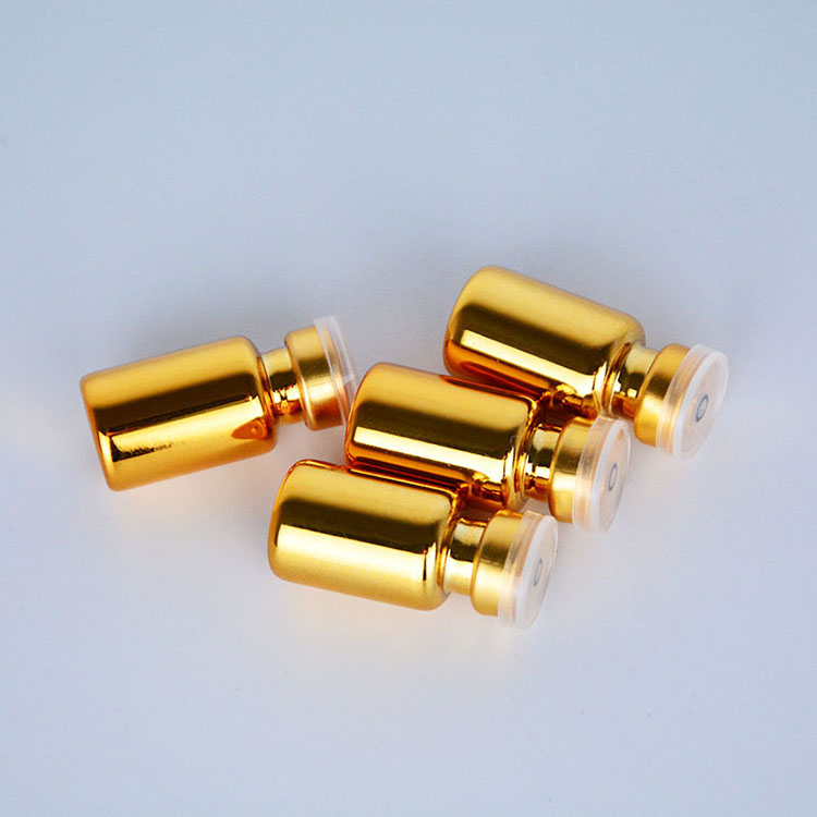  Wholesale 2ml Glass Vials With Screw Caps, Gold Little Glass Vial