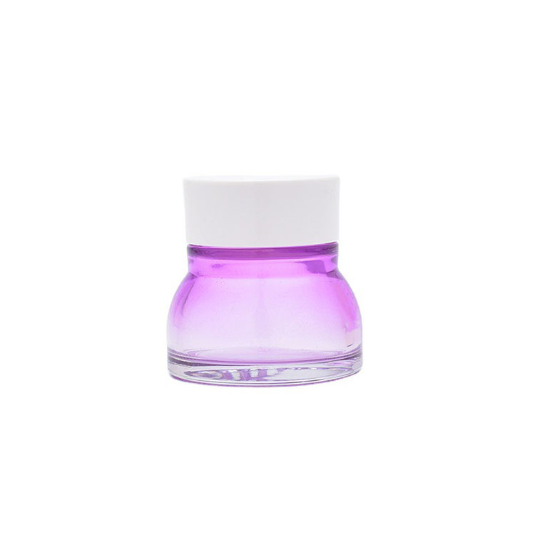 White purple Gradient Empty Cosmetic Containers Cosmetic Jars And bottles