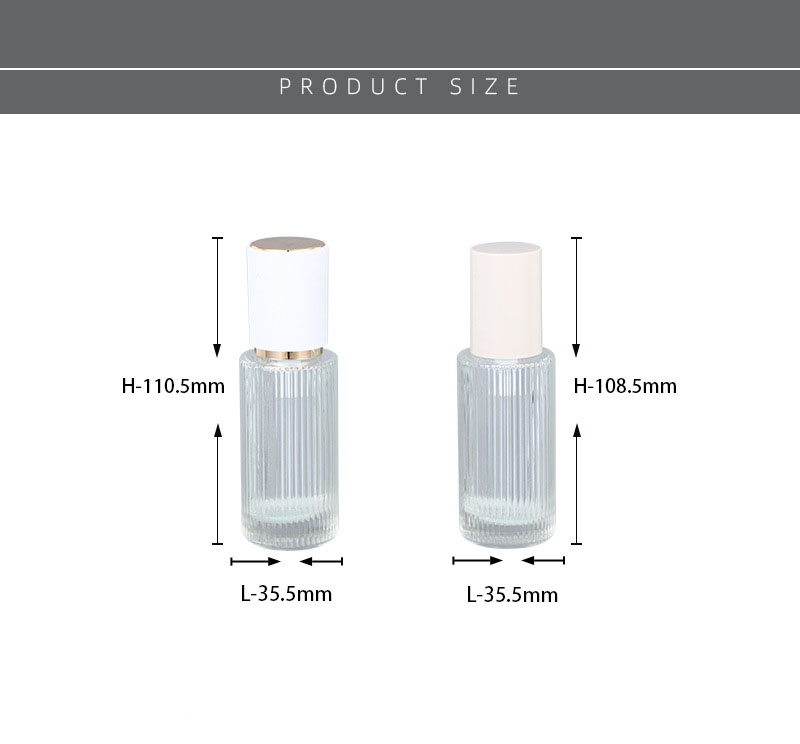 Round Clear Travel Perfume Spray