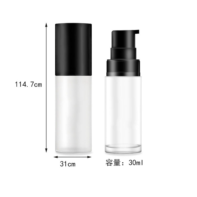 Round 30ml Clear Glass Empty Lotion Bottle For Sale Wholesale Empty Lotion Botte