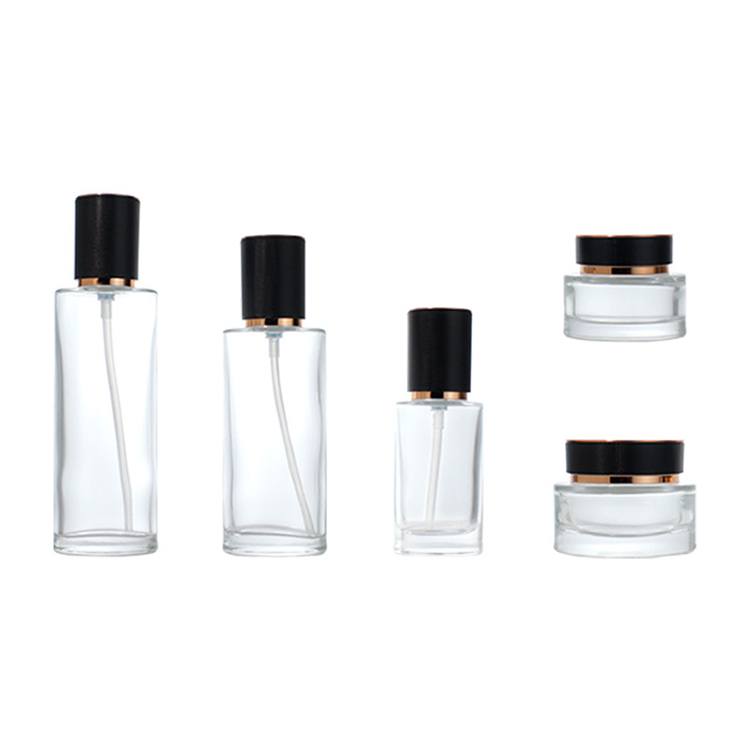 40ml 100ml 120ml Clear Empty Cosmetic Containers Wholesale, Skincare Bottle Set